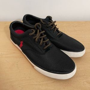 Polo Ralph Lauren Black Fashion Sneakers for Men